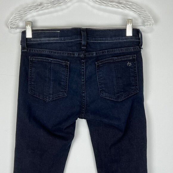 Rag & Bone Womens Capri Skinny Jeans Lynnwood Dark Blue Wash Ankle size 27 - Picture 6 of 13